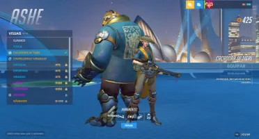 Conta Overwatch quase limpinha