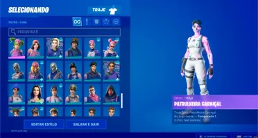 CONTA FORTNITE COM AS SKINS MAIS RARAS!