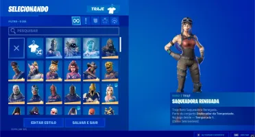 CONTA FORTNITE COM AS SKINS MAIS RARAS!