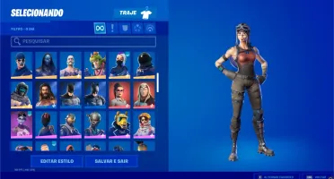 CONTA FORTNITE COM AS SKINS MAIS RARAS!
