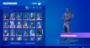 CONTA FORTNITE COM AS SKINS MAIS RARAS!