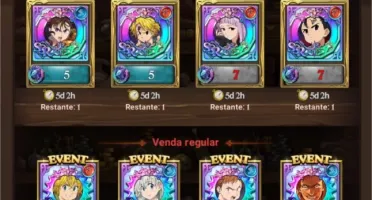 Conta Seven deadly Sins Grand Cross Global End Game