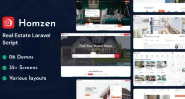 Homzen - SCRIPT Portal Imobiliário Laravel Multilíngue
