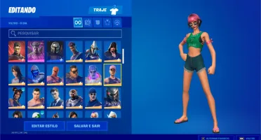 CONTA FORTNITE SALVE O MUNDO QUE FARMA VBUCKS POR DIA