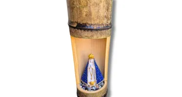 Oratório em Bambu de Nossa Senhora Aparecida