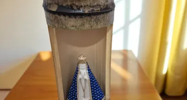 Oratório em Bambu de Nossa Senhora Aparecida