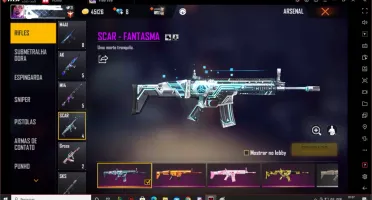 Conta free fire gemada