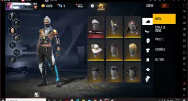 Conta free fire gemada