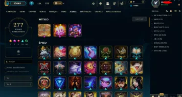 Conta Riot Games de colecionador