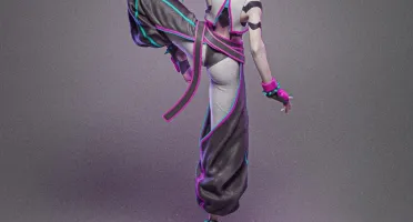 juri street fighter 6 stl 3d