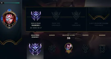 conta lol diamante 1