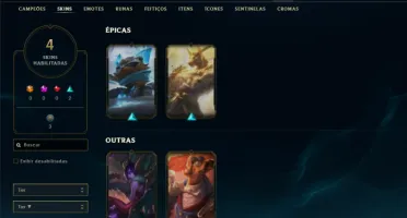Bronze 2 com 36 Champs e 4 Skins