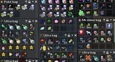 Naturia Level 245 Mundo Blue - Vários itens e pokes