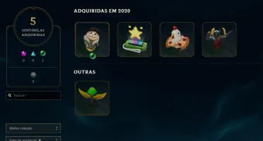 pra subir de elo, conta ferro 1, lv 80, 14 skins, 20 emotes