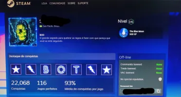 Conta Steam CSGO