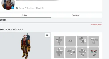 Conta Roblox com 2070 robux!