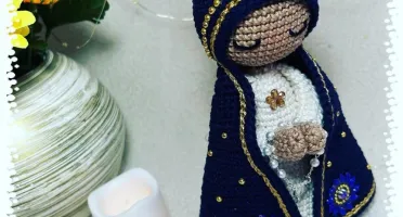 Nossa Senhora Aparecida em Amigurumi