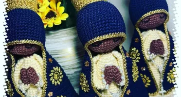 Nossa Senhora Aparecida em Amigurumi