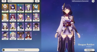 Raiden Shogun + ARATAKI ITTO + EULA ESTAMINA Maximizada