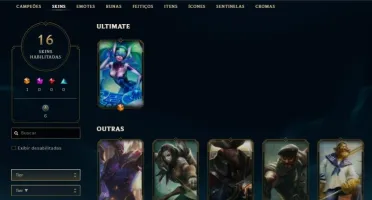conta prata 2 com skin ultimate