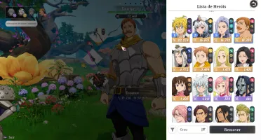 Conta 7Ds Meliodas C5, Escanor C6 Quase Todos Personagens
