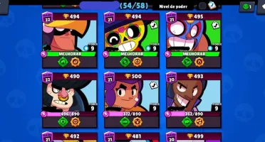 Conta Brawl Stars com 24061 troféus e lv146