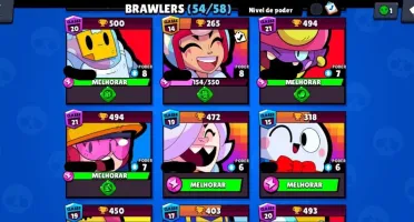 Conta Brawl Stars com 24061 troféus e lv146