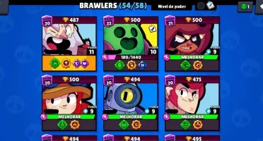 Conta Brawl Stars com 24061 troféus e lv146
