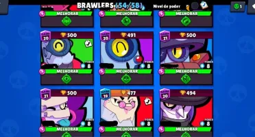 Conta Brawl Stars com 24061 troféus e lv146