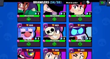 Conta Brawl Stars com 24061 troféus e lv146
