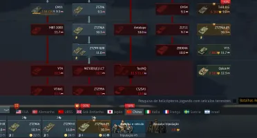 Conta War Thunder>Bastante Tanques Chineses E Britanicos