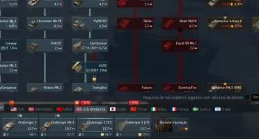 Conta War Thunder>Bastante Tanques Chineses E Britanicos