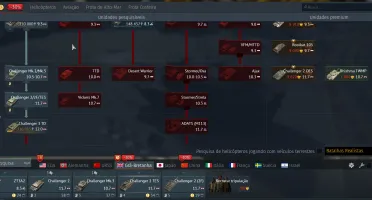 Conta War Thunder>Bastante Tanques Chineses E Britanicos