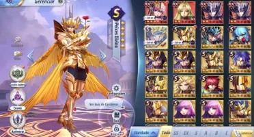 Saint seiya Awakening com mais de 3500 Gemas Avançadas