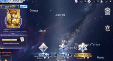 Saint seiya Awakening com mais de 3500 Gemas Avançadas
