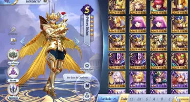 Saint seiya Awakening com mais de 3500 Gemas Avançadas