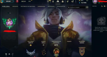 Conta LOL - LVL 458 - 206 Skins - Todos Champions - FA
