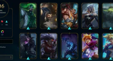 Conta LOL - LVL 458 - 206 Skins - Todos Champions - FA