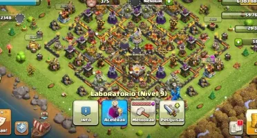 Clash of clans cv11 bem upada
