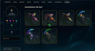 Conta de League of Legends