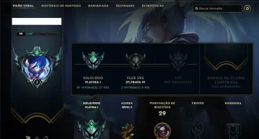 Conta de League of Legends