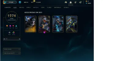 Conta League of Legends 1261 Skins (PAX Skins, Human Ryze)
