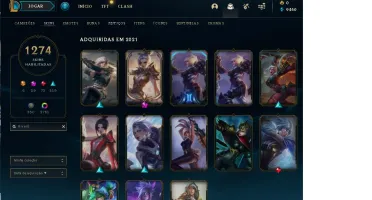Conta League of Legends 1261 Skins (PAX Skins, Human Ryze)