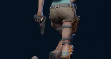 Lara Croft Esm 3D Stl