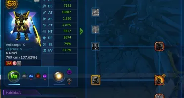 Conta Ladmo Omegamon com AoX e Deck 15%