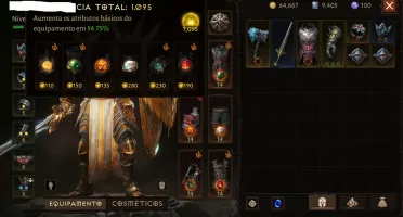 CHAR DIABLO IMMORTAL PARAGON 178 TC 4150 RESSONANCIA 1090