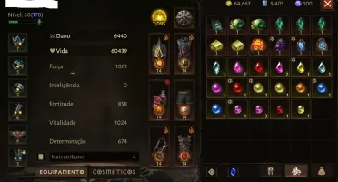 CHAR DIABLO IMMORTAL PARAGON 178 TC 4150 RESSONANCIA 1090