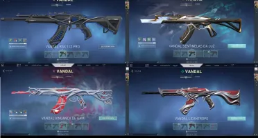 Conta Valorant, Muitas Skins
