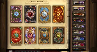 CONTA HEARTHSTONE COM FUNDO DE CARTA DE TODAS AS TEMPORADAS!