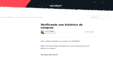 Conta Valorant com 3000 reais gastos